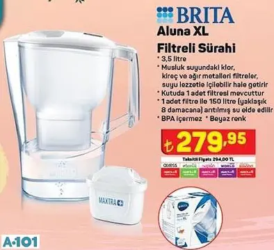 BRİTA FİLTRELİ SÜRAHİ BRİTA FİLTRELİ SÜRAHİ